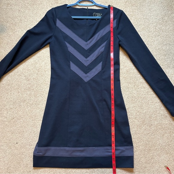 Birds of North America Purple Mini Long Sleeve Jersey Dress Size 2 - Picture 12 of 13